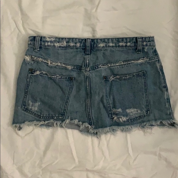Free People Jean skirt - Picture 2 of 4